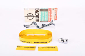 NOS/NIB Bike Ribbon Fondriest branded professional handlebar tape in yellow