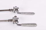 Campagnolo pre cpsc quick release set Record and Super Record, #1001/3 and #1006/8 front and rear Skewer from the 1950s - 1970s