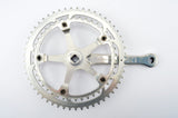Campagnolo Super Record #1049/A no flute arm etched logo crankset with 42/53 teeth and 170 length from 1986