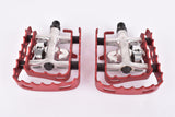 NOS/NIB 132 VP red anodized Dual Function Pedals from the 1990s