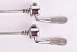 Campagnolo post CPSC quick release set Record and Super Record, #1001/3 and #1006/8 front and rear Skewer from the 1970s - 80s