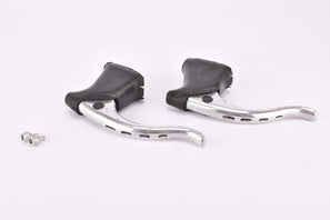 CLB Super Professionnel brake lever set with black hoods from the 1980s
