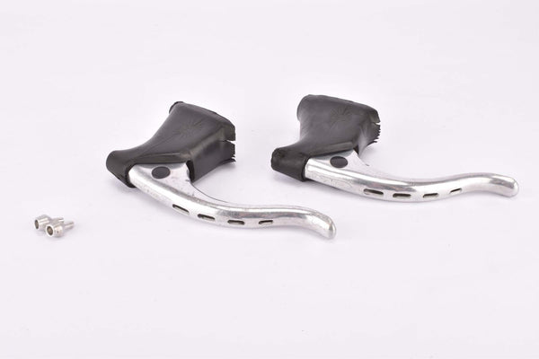 CLB Super Professionnel brake lever set with black hoods from the 1980s