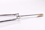 NOS 28" Chrome Lung Steel Fork with Eyelets for Fenders and Rack