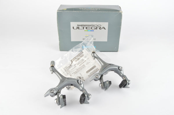 NOS Shimano 600 Ultegra #BR-6403 dual pivot brake calipers from the 1990s NIB