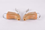 Campagnolo Super Record #4062 brake lever set with brown shield logo hoods from the 1980s