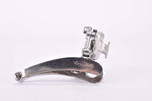 First generation Campagnolo Record #1052/1 No Lip Clamp-on Front Derailleur with closed cable stop and chromed bronze arms from the 1960s