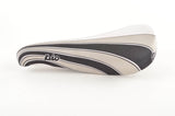 NEW Sella Italia Turbo Bio saddle white/black/grey from 1980s NOS/NIB
