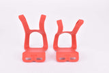 NOS/NIB Christophe MT. Mountainbike Toe Clip Set, Size Medium in Red from the 1990s