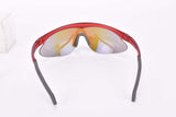 NOS/NIB Santini #1909/RW rainbow Cycling Eyewear incl. yellow sleeve from 1980s - 90s
