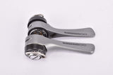 Shimano 600 Ultegra #SL-6400 7-speed brazed on Gear Lever Shifter Set from the 1980s - 90s