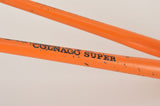 Colnago Super in Molteni orange frame in 54 cm (c-t) / 52.5 cm (c-c) with Columbus tubes