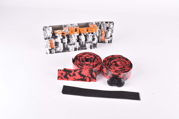Cinelli Marco Splash Cork Ribbon Handlebar Tape, red/black