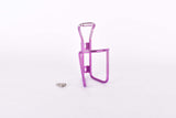 NOS purple anodized Wheeler water bottle cage from the 1990s