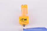 NOS/NIB Yellow ITM Racing Big One 1" ahead stem in size 130mm with 26.0 mm bar clamp size