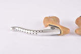 Campagnolo Super Record #4062 brake lever set with brown shield logo hoods from the 1980s