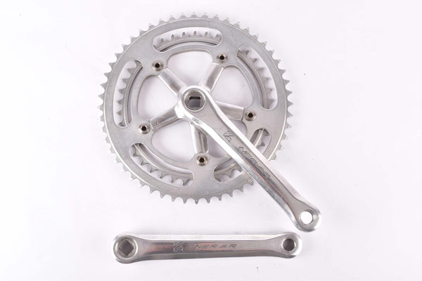 Nervar engraved logo Crankset with 52/42 Teeth and 170mm length from the 1980s