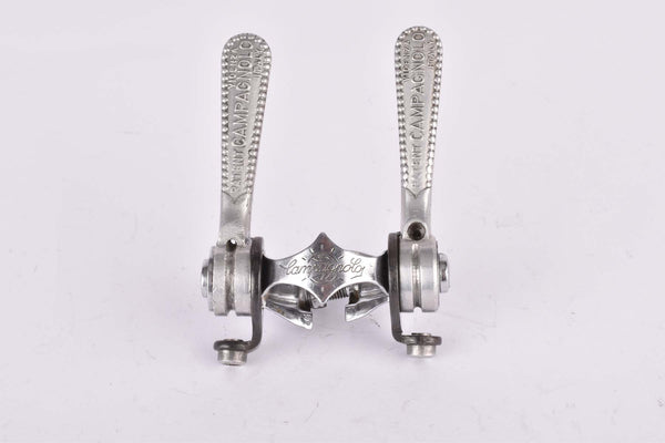 Campagnolo Record (black cable guides) #1014 Clamp-on Gear Lever Shifter Set from the 1960s - 70s