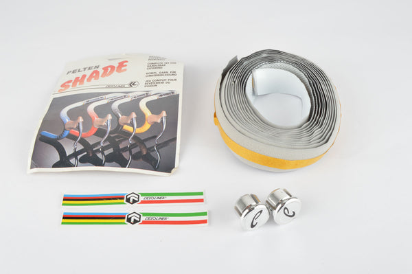 NOS/NIB Ciclolinea Pelton Shade white/grey fading Dots handlebar tape from the 1980s