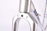 Peugeot A 300 Cosmic vintage aluminum road bike frame in 57 cm (c-t) / 55.5 cm (c-c) with Aviatube Dural tubing from 1987