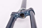 NOS 26" Dark Blue Steel Fork with a Braze-on for a Dynamo