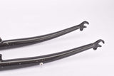 28" Anthracite Trekking Steel Fork with Eyelets for Fenders and Low Rider