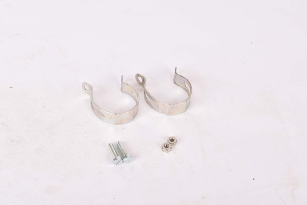 NOS Bottle Cage Clamp / Clip and Mounting Hardware for Down Tube or Seat Tube