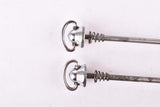 Campagnolo post CPSC quick release set Record and Super Record, #1001/3 and #1006/8 front and rear Skewer from the 1970s - 80s