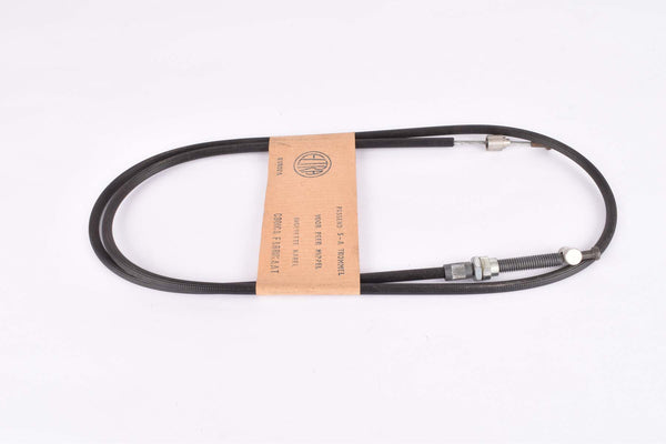 NOS Eltra front drum brake cable and housing, fits Sturmey Archer