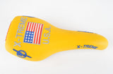 NOS Gipiemme X-Treme U.S.A. saddle in yellow from the 1990s