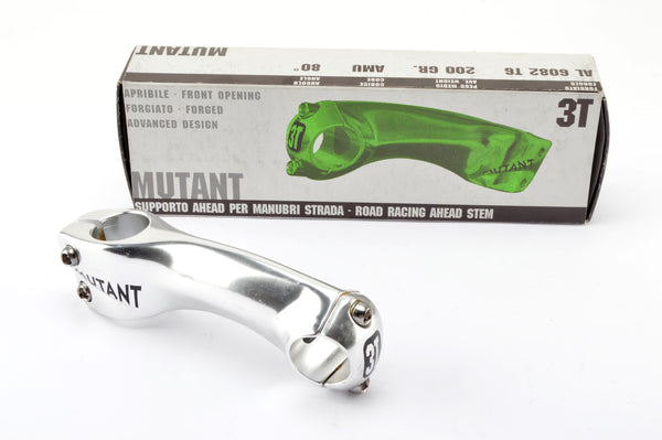 NEW silver 3ttt Mutant Ahead Stem in size 110 with 25.8/26mm clampsize from the early 90s NOS/NIB