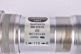 Shimano XT/LX #BB-ES70 Octalink Bottom Bracket with english threading from 2000