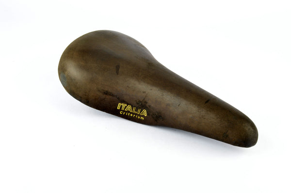 Selle Italia Criterium leather Saddle from the 1980s New Bike Take-Off