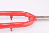 26" Red MTB Steel Fork with Eyelets for Fenders