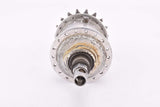 Defective Sturmey Archer F.W. Four-Speed Alloy 4-speed geared hub shifting set with freewheel and aluminum shell in 36holes, comes with shifter and cable guide from 1954