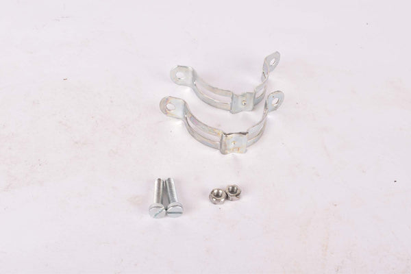 NOS Bottle Cage Clamp / Clip and Mounting Hardware for Down Tube or Seat Tube