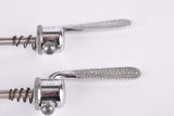 Campagnolo pre cpsc quick release set Record and Super Record, #1001/3 and #1006/8 front and rear Skewer from the 1950s - 1970s