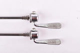Campagnolo post CPSC quick release set Record and Super Record, #1001/3 and #1006/8 front and rear Skewer from the 1970s - 80s