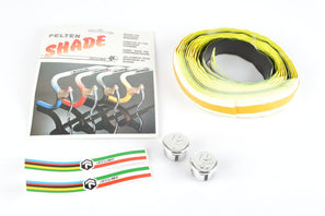 NEW Ciclolinea Pelton Shade yellow/black fading handlebar tape from the 1980s NOS
