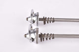 Campagnolo pre cpsc quick release set Record and Super Record, #1001/3 and #1006/8 front and rear Skewer from the 1950s - 1970s