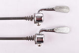Campagnolo post CPSC quick release set Record and Super Record, #1001/3 and #1006/8 front and rear Skewer from the 1970s - 80s