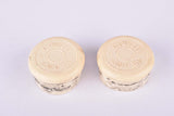 White Cinelli Milano handlebar end plugs form the 1960s