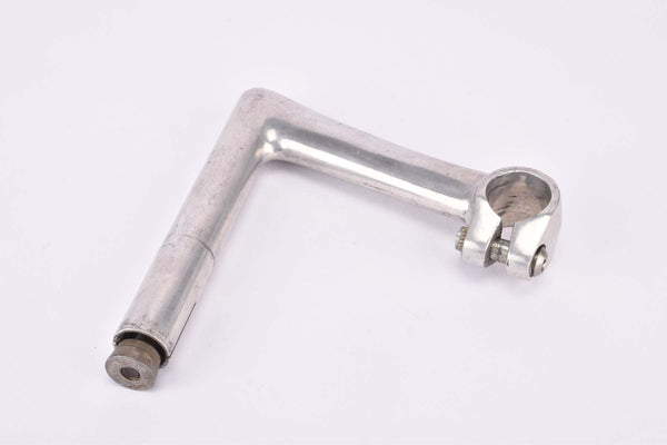 Curved Aluminium Made in France Stem in size 122mm with 25.4mm bar clamp size from the 1980s