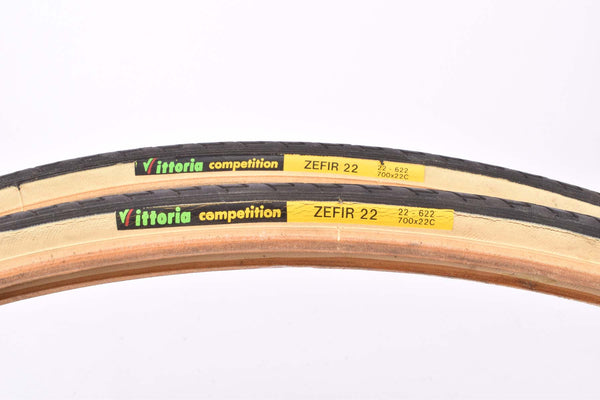 NOS Vittoria Competition Zaffir 22 clincher Tires in 622-22mm (28" / 700x22C)