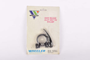 NOS/NIB Wheeler #WQ-201 Quick Release Alloy Seat Pin W/Clamp in 31.8/28.4mm from the 1990s