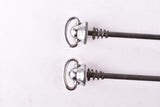 Campagnolo post CPSC quick release set Record and Super Record, #1001/3 and #1006/8 front and rear Skewer from the 1970s - 80s