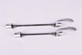 Campagnolo Triomphe quick release set #914/101 & #914/102, front and rear Skewer from the mid 1980s
