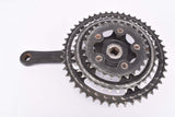 Black Ofmega triple crankset with 48/38/28 teeth and 170mm length from the 1990s / 2000s