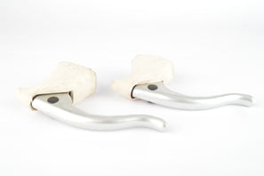 NOS CLB Super Profil aero Brake Lever Set with white hoods, from the 1980s