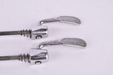 Campagnolo Triomphe quick release set #914/101 & #914/102, front and rear Skewer from the mid 1980s